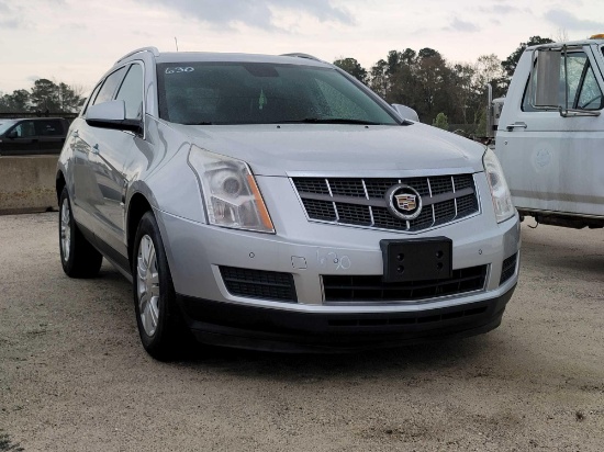 2010 CADILLAC SRX VIN:3GYFNDEYXAS513987 Suv,leather, moonroof, keyless entry, power windows & doors,