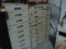 3 Filing Cabinets w/ Electrical Merchandise
