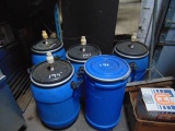 5 Blue Barrels
