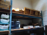3 Section Metal Shelving and Merchandise