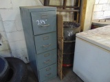 4 Drawer Cabinet, Trash Can