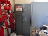 2 Door Steel Cabinet w/ Misc Merchandise