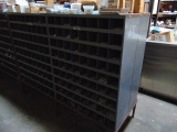 2 Sided Bolt Bin w/ Metal stand, Bolts and Hardware