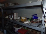 Shelving w/ Tape, Jars and Misc. Merchandise