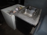 Kitchen Cabinet w/ Sink, Metal Cabinet