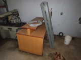 Ladder, Broom, Wooden Desk