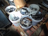 Pallet of  Plastic Dolly wheels