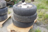 Pallet of 3 Tires