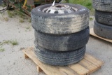 Pallet of 3 Tires