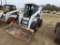 BOBCAT S250 skid steer, rubber tires, 72inch bucket, aux hyd outlets S/N:52