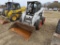 BOBCAT S220 Skid Steer, 3hyd outlets,67inch bucket, rubber tires, aux hyd o