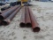 (3) 12inch x 21ft metal pipe