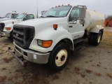 2006 FORD F650 Water Truck, diesel, A/T, P.T.O, 2000gallon water tank 3FRNF