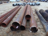 (5) 14inch x 21ft metal pipe