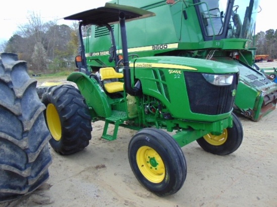 2006 JOHN DEERE 5045E utility farm tractor, 2post canopy, 4x2, power steer