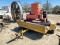 Agri Metal Straw Blower on Single Axle Trailer, powered by Briggs & Stratto