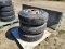 (3) 11R 17.5 Tires & Rims