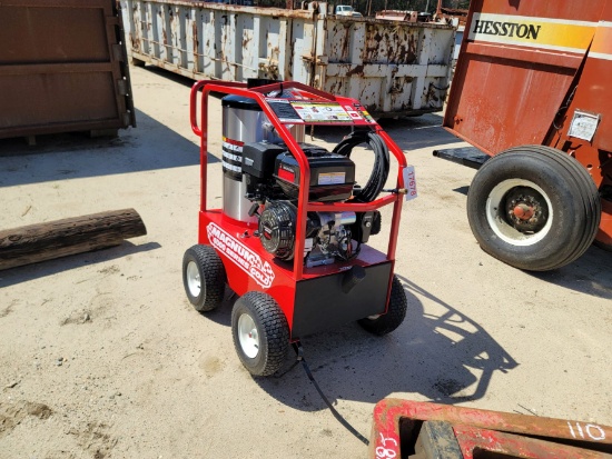 MAGNUM 4000 PSI Washer, Hot & Cold, 15hp engine