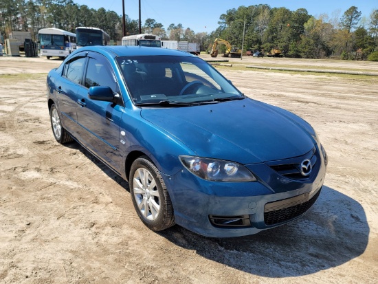 2008 MAZDA 3 Compact 4door Car, 2.3L engine, A/T, Power Windows, Power Lock