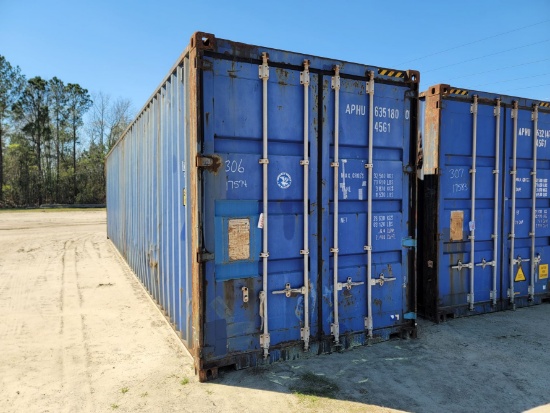 40ft Sea Container High Cub 9ft 6inch APHU6351800
