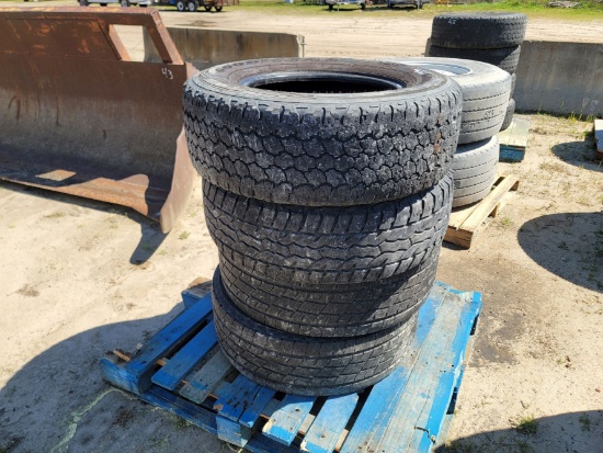 (4) Goodyear LT 225/70R17 Tires