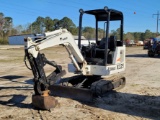 BOBCAT X325 Diesel Engine, Front Hyd Grapple, Front Blade, Rops, 1222hrs Sh