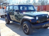 2011 Jeep Wrangler Sport Unlimited, 4x4, 3.8L engine, A/T, 4door, SoftTop, S/N: 1J4BA3H18BL529700
