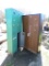 School locker w/metal storage cabinet