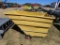 Big industrial plastic material hand cart