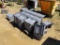 Pallet of plastic storage bins