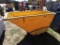 Big industrial plastic material hand cart