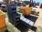 Pallet of plastic storage containers