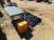 Metal table/bolt bin cabinet w/ flammable storage cabinet