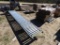 13ft Hytrol industrial hand cart w/conveyor belt rollers