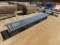 Industrial 12ft material hand cart w/ conveyor belt rollers