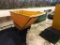 Industrial big plastic material hand cart