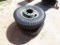 (2) Goodyear 10.00-20 rims & tires