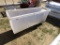 Industrial hand cart w/plastic storage bin