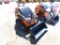 Landhero mini skid steer, 22hp gas engine, 40inch loader bucket, 7inch rubber tracks, aux hyd outlet