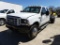 2004 FORD F550 4door flatbed dually, 6.0L diesel engine, manual 5spd trans, vinyl interior, manual w