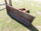 72inch rubber tire loader push blade