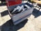 Industrial storage cart w/plastic tarps