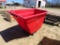 Big industrial plastic material hand cart