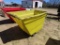 Big industrial plastic material hand cart