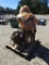 Empire sand blaster pot w/hose and nozzle, air filtration chamber unit w/ hose, Devilbiss 2gallon sp