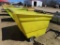 Big industrial plastic material hand cart