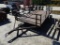 Single axle 6ft x 12ft pin hitch trailer **No Title**