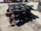 Pallet of metal tire bed sides