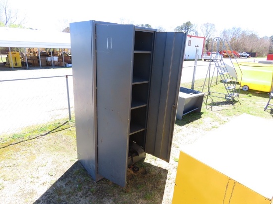 Metal storage cabinet
