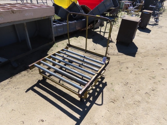 Hand cart table w/rollers